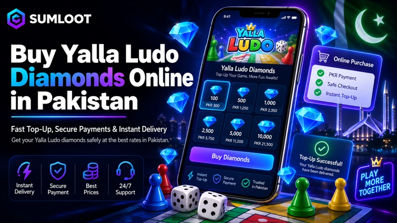 Buy Yalla Ludo Diamonds Online in Pakistan