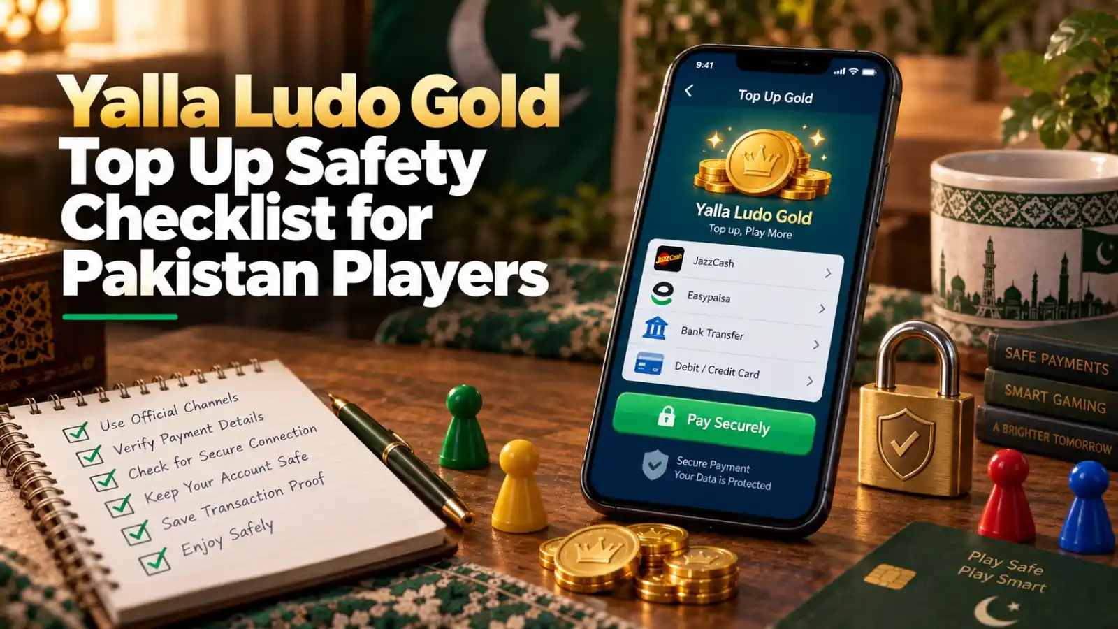 Yalla Ludo Gold Top Up Safety Checklist for Pakistan Players